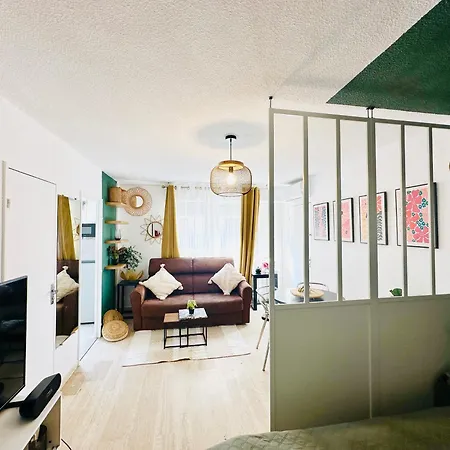 T1- 2 Min Des Plages - Golf-juan - Clim&wifi Διαμέρισμα