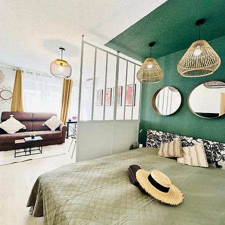 T1- 2 Min Des Plages - Golf-juan - Clim&wifi Apartmán