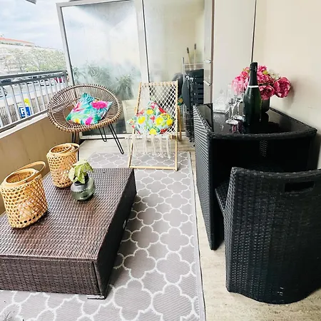 Apartmán T1- 2 Min Des Plages - Golf-juan - Clim&wifi *